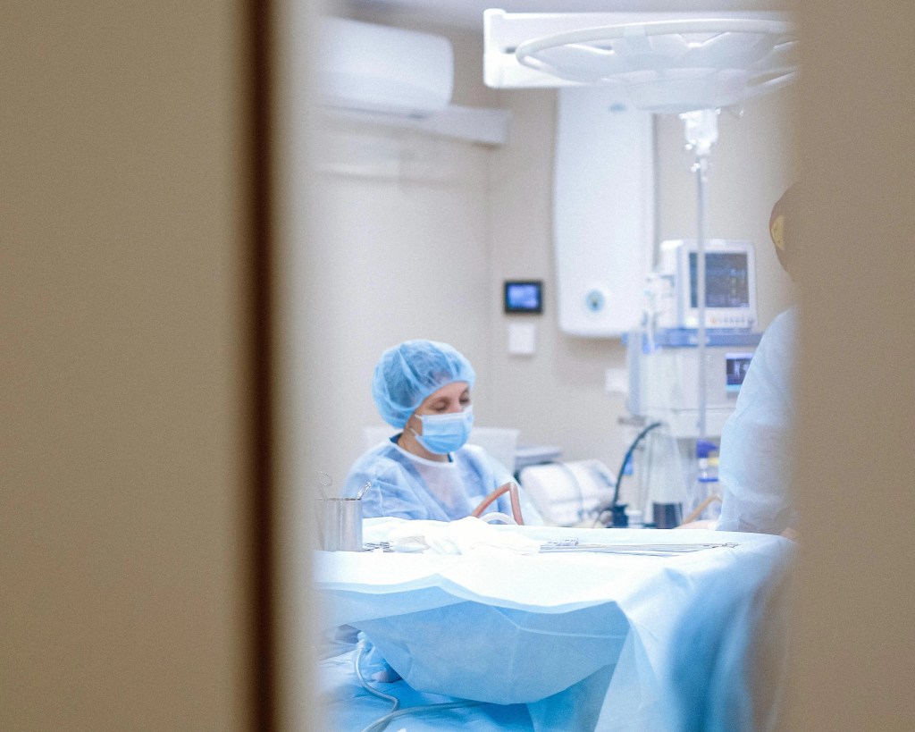 doctor in an operating room